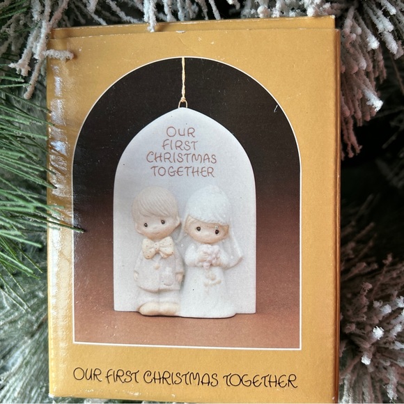 Vintage Enesco 1982 Precious Moments Our First Christmas Together Ornament - Picture 6 of 9